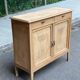 Renovated vintage Parisian art deco wooden sideboard from the 1940s