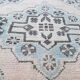 Vintage Turkish hallway rug 95x354 cm