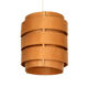 Pine veneer pendant light T499/1 "Rolf" by Hans-Agne Jakobsson for Ellysett AB. Sweden 1960s
