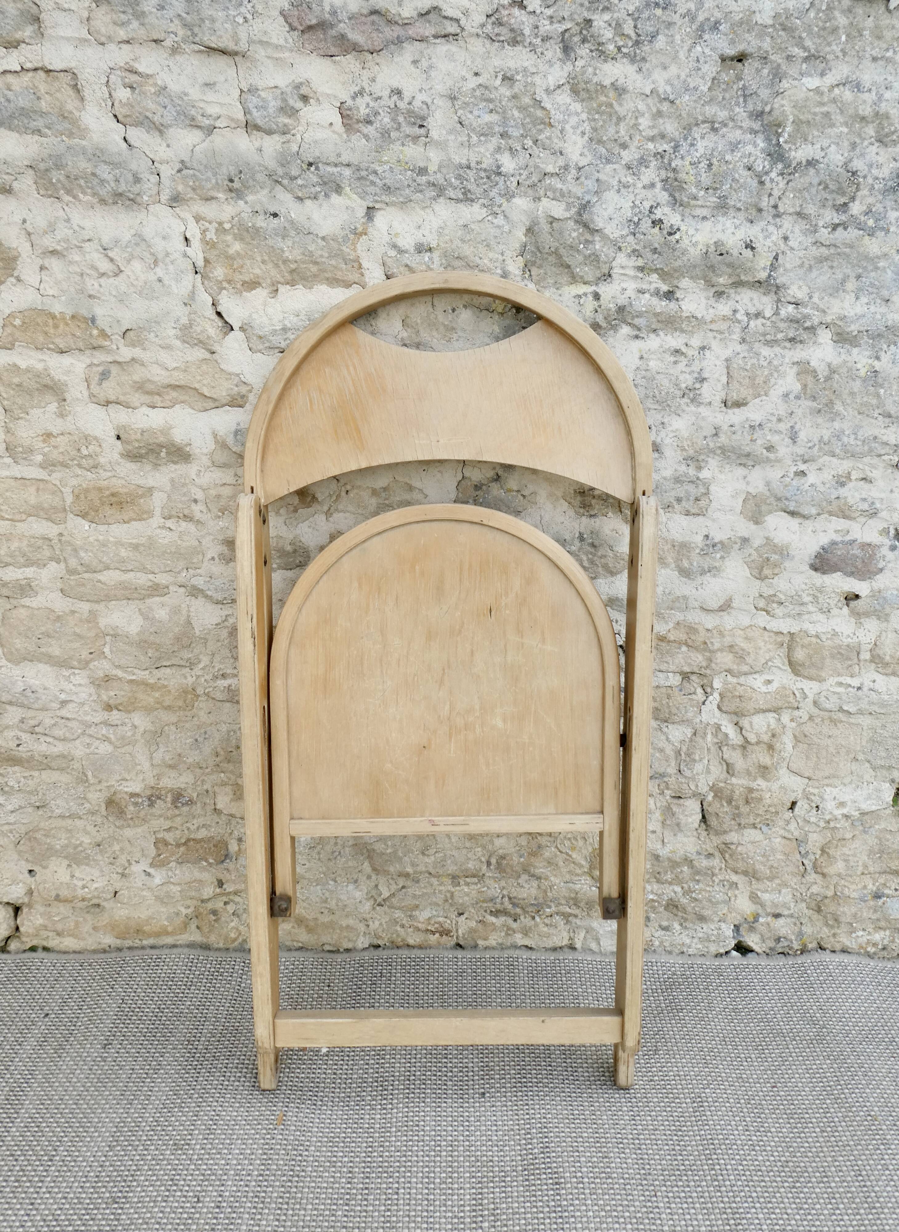 Chaise pliante OTK modèle No 24, vers 1960