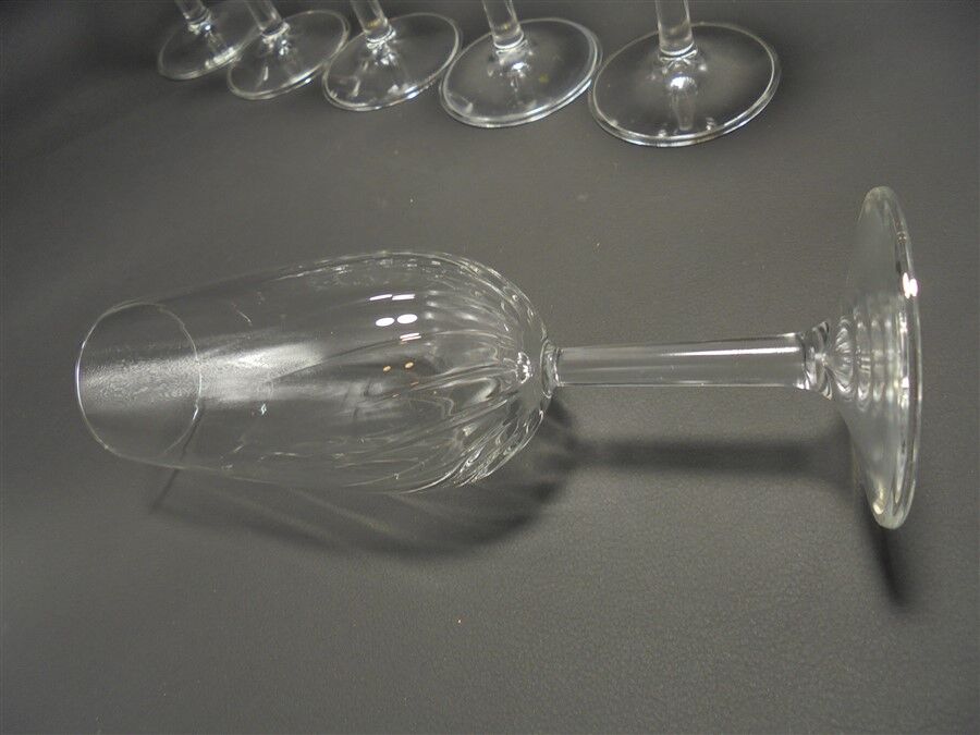 Set of 6 champagne flutes