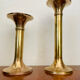 Pair of vintage brass candlesticks