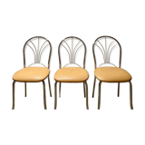 3 vintage chairs 80