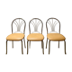 3 vintage chairs 80