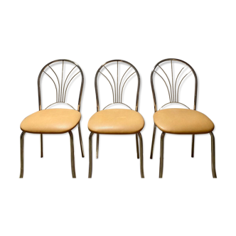 3 vintage chairs 80