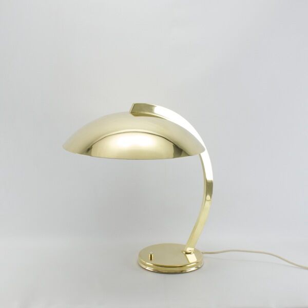 Brass desk lamp, bauhaus design by Egon Hillebrand for Hillebrand, 1930-40.