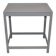 Compact Art Deco table in painted grey wood, small square tray - circa 1930