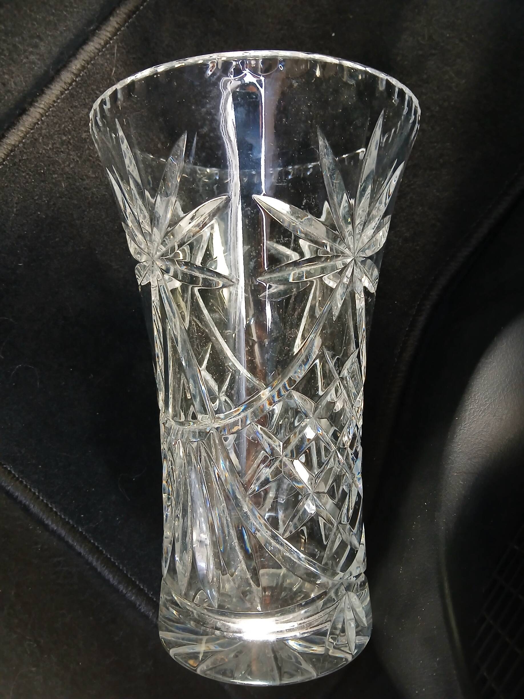 Vase cristal annees 70