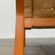 Vintage Scandinavian wooden armchair set