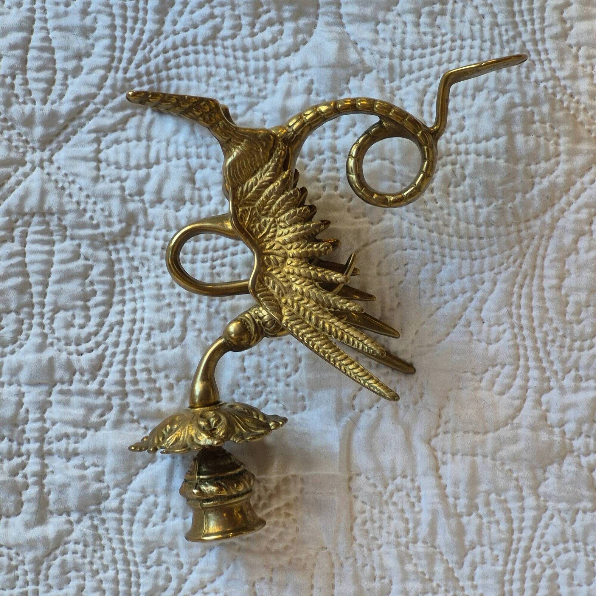 Pair of candlesticks with a winged dragon design – Napoleon III style