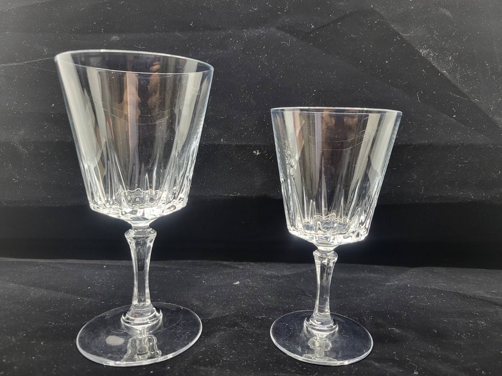 Arques crystal glassware service, Versailles pattern, France (set of 18)