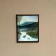 Mid-Century Oil on Canvas “River” by Unknown Artist, Vintage & Framed 36×45cm