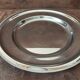 Vintage metal round plate