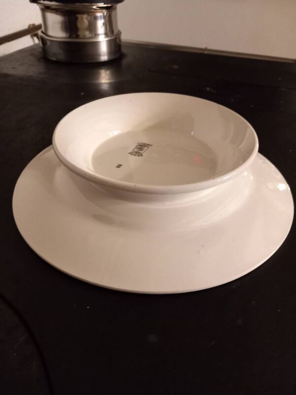 Ensemble 3 compotier anciens en faïence de Saint Amand