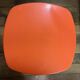 2 vintage orange Pola stools