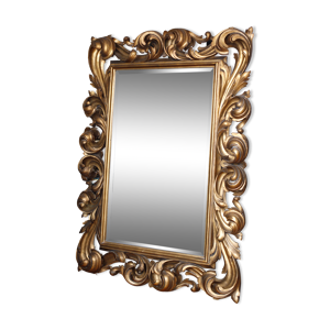 miroir doré exceptionnel