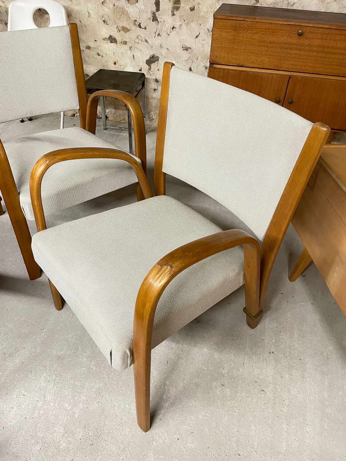 Pair of Bow armchairs