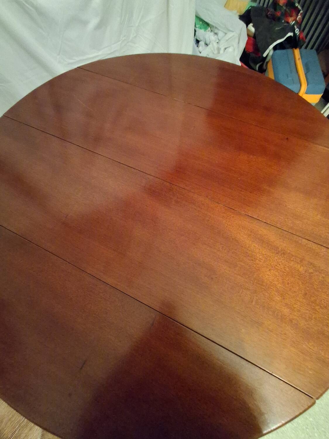 Solid mahogany dining table