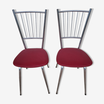 Chaises anciennes de cuisine années 60 70
