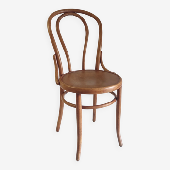 Bistro chair n°18 in bent wood by Fischel - 1920s/1930s