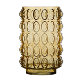 Vase en verre jaune 30cm