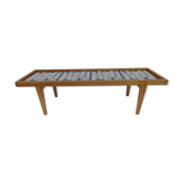 Table basse mid-century carrelée en céramique, allemagne