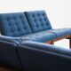 Midcentury corner sofa set in teak by Ole Gjerløv-Knudsen & Torben Lind for France & Søn