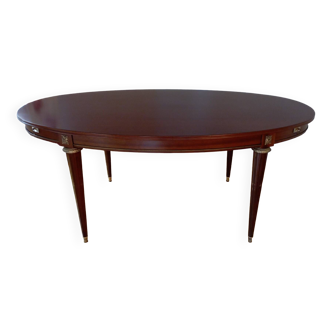 Old oval table