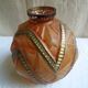 Art-deco ball vase "diamond points"