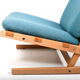 Danish Easychair in Oak with Leather Details 1960s.