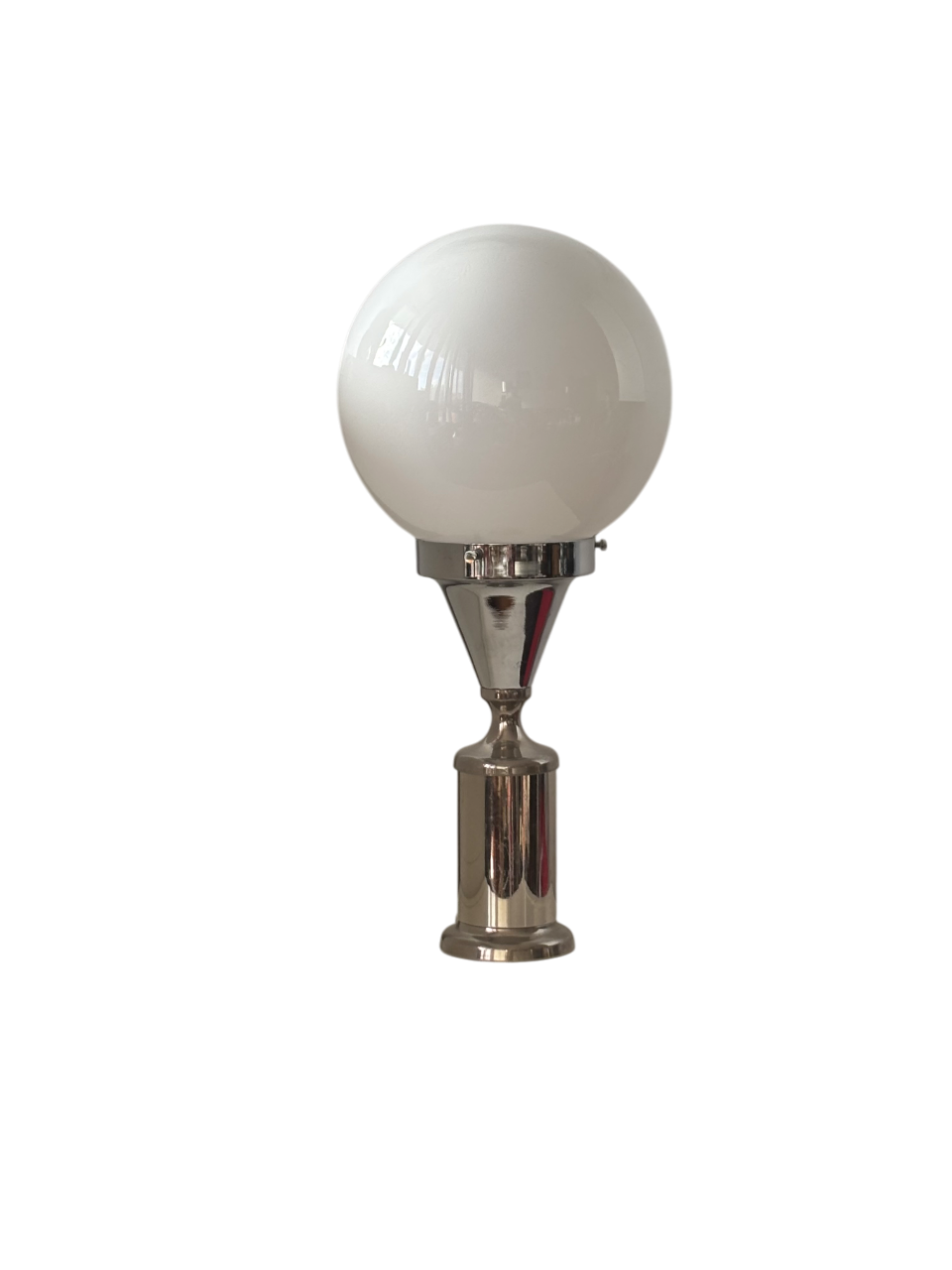 Chrome Space Age lamp
