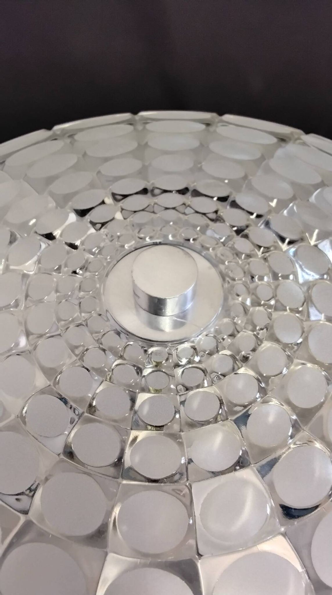 Glass ceiling light Peill & Putzler 1970s