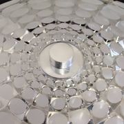 Glass ceiling light Peill & Putzler 1970s