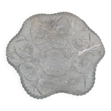 Pressed-mould glass cup – Stars & palmettes – 1960s-70s