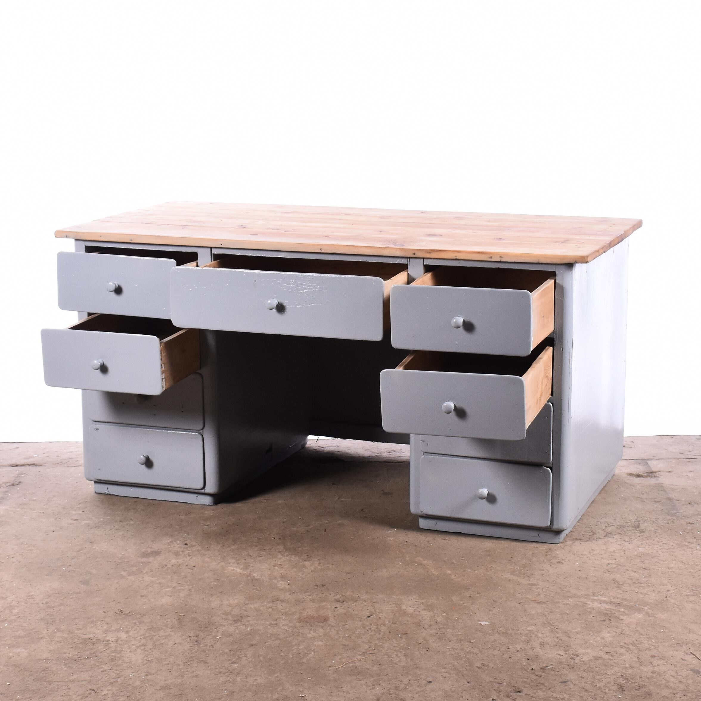 Vintage workbench gray