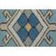 1970s Vintage Turkish Hand-Knotted Wool Cotton Orange Runner Rug 72x288