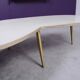 Free-form coffee table dating from the 60s,