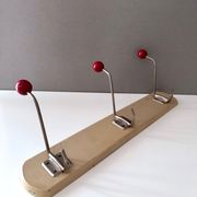 Vintage coat rack, coat hooks, wardrobe, 60's interior