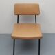 1950s chair in beige leatherette