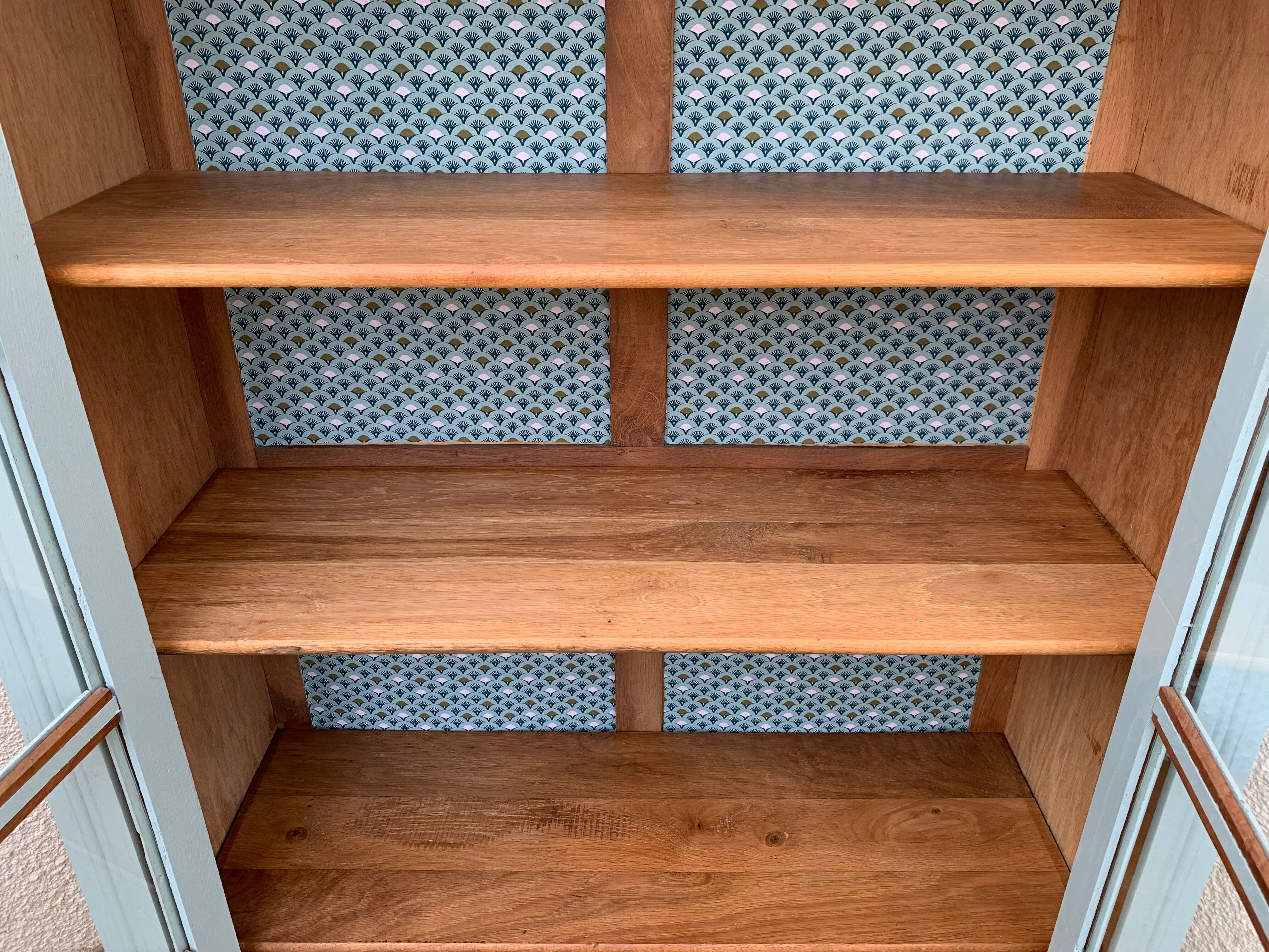 Parisian glass cabinet art deco 1940