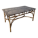 Table Dal Vera en bambou et rotin, design italien 1970