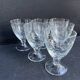 Port wine service – Blown, engraved and cut crystal – Art Deco