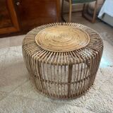 Table basse rotin