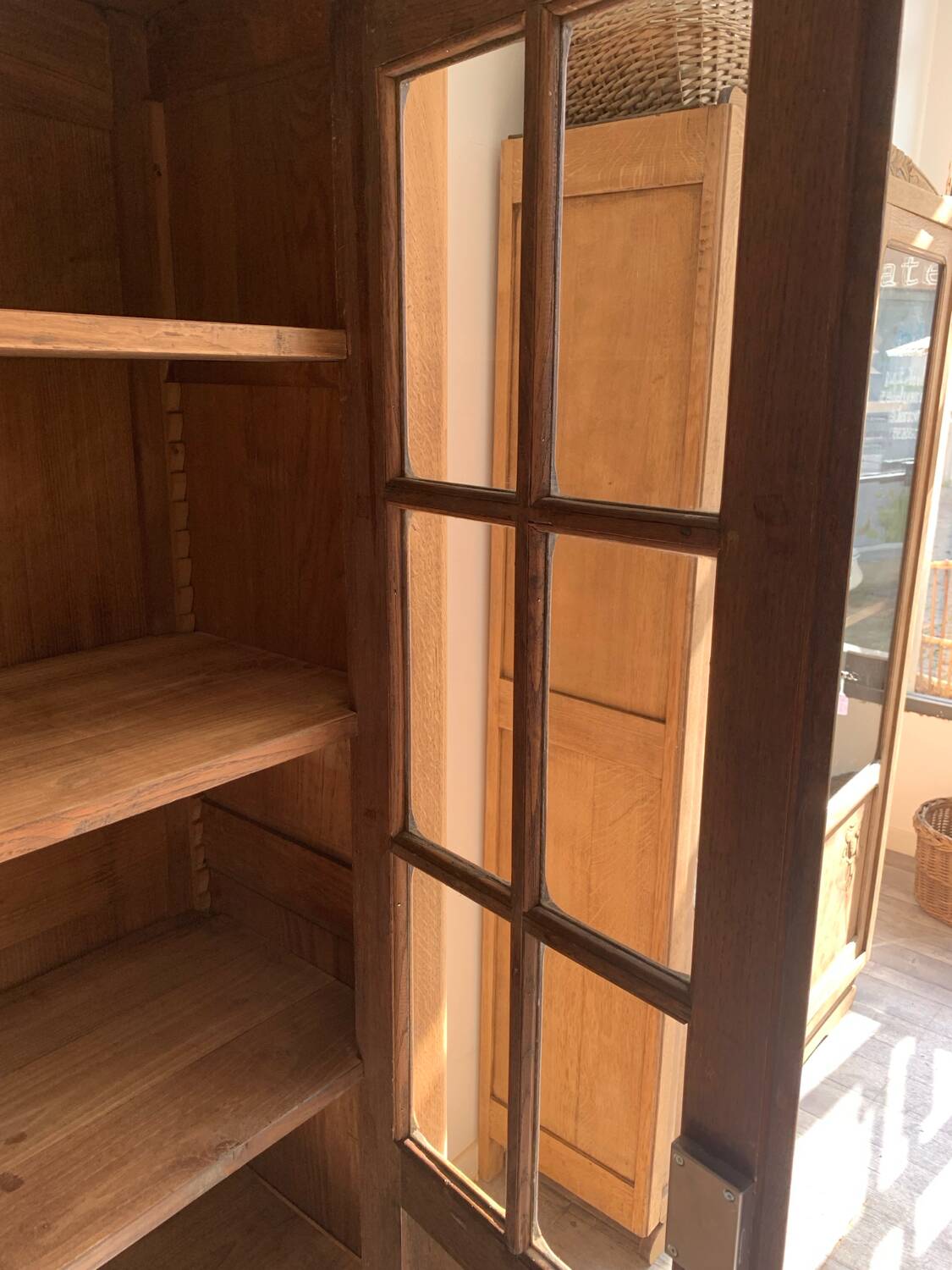 Parisian glass cabinet