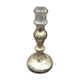 Candlestick in Eglomized Glass Mercurized XIXth