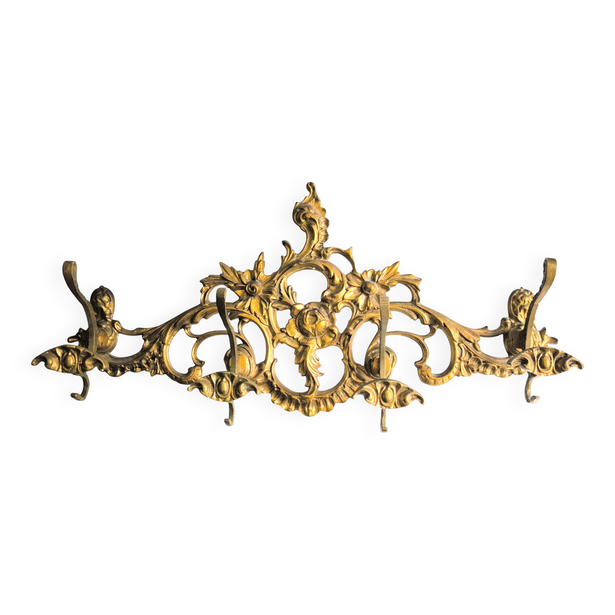Bronze coat rack in Imperial style from the 1950s.
