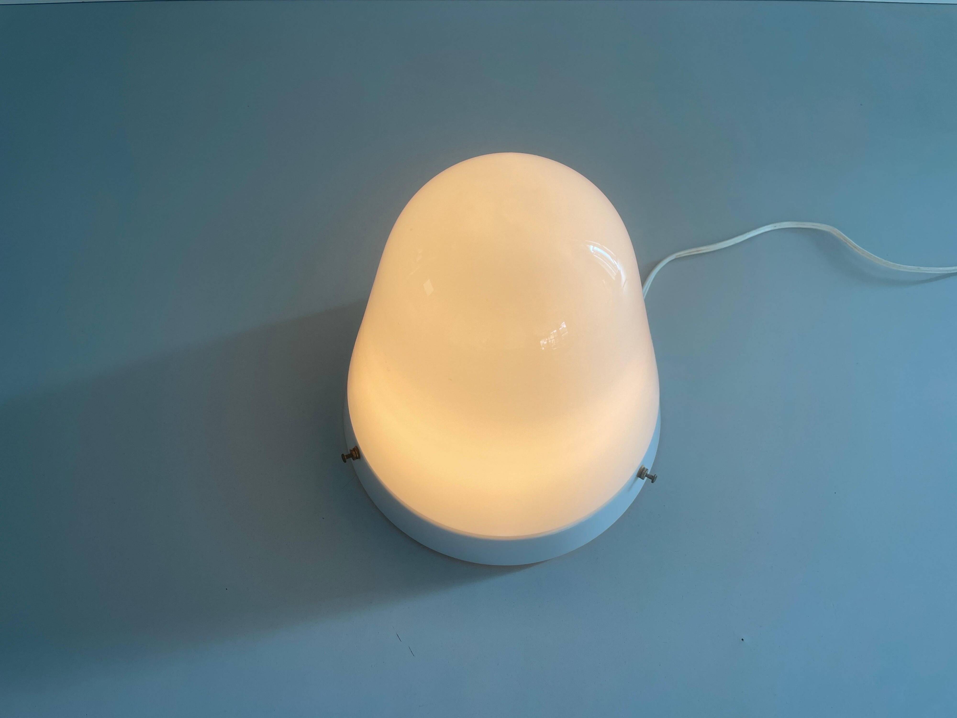Flush-mounted Art Deco ceiling light with ceramic base, 1940s, Germany