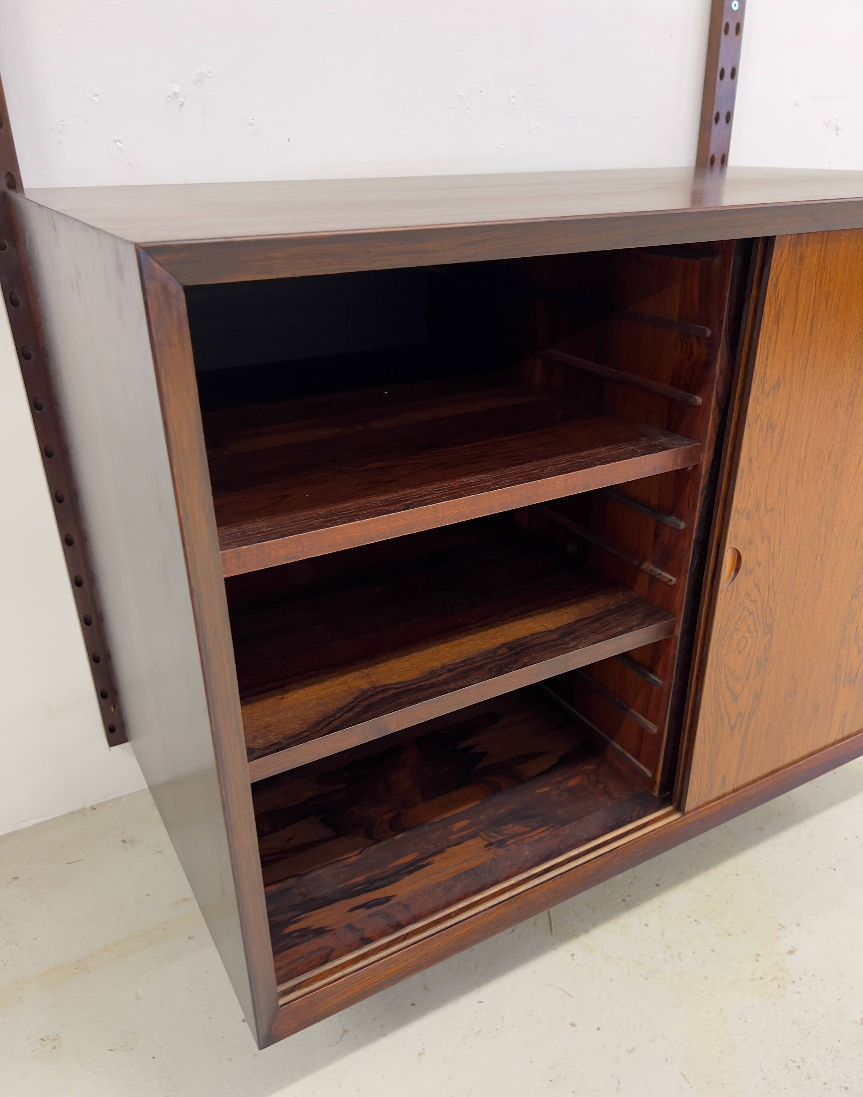 Poul Cadovius Modular Royal System by CADO, 1960s.