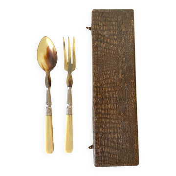 Antique salad cutlery