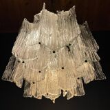 Murano glass chandelier "Eliche" by Venini, Italy, 1960s